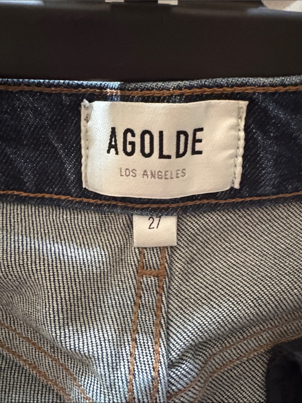 Agolde High Rise Stovepipe size 27 dark blue - Picture 3 of 5